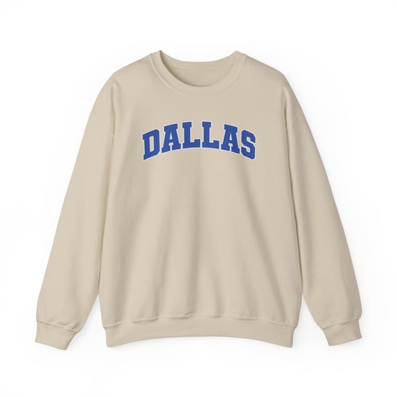 Dallas Texas Sweatshirt Gifts Crew Neck Shirt Long Sleeve Unisex