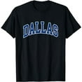 thumbnail image 1 of Dallas - Texas - Throwback Design Print - Classic T-Shirt, 1 of 5