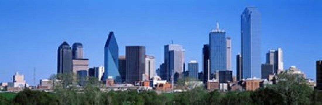 Dallas Texas USA Canvas Art - Panoramic Images (18 x 6)