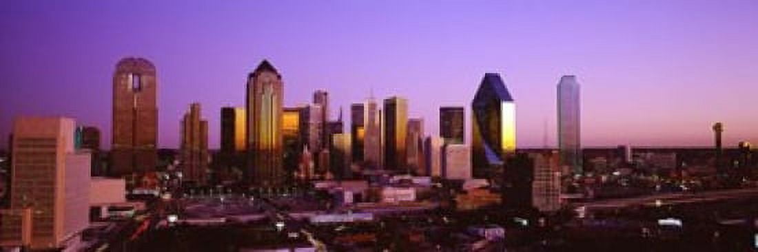 Dallas Texas USA Canvas Art - Panoramic Images (18 x 6)