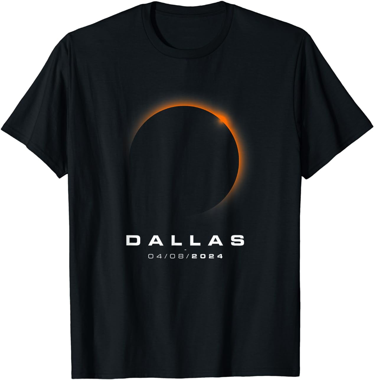 Dallas Total Solar Eclipse 2025 Dallas Solar Eclipse TShirt