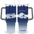 thumbnail image 1 of Dallas Tumbler Cup - Dallas Gifts for Men - 40 OZ Insulated Stainless Steel Coffee Travel Mug with Lid and Straw, 1 of 6