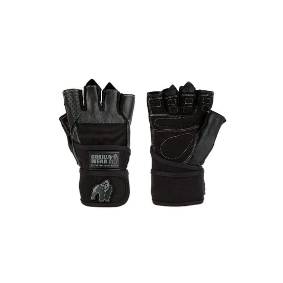 Dallas Wrist Wrap Gloves - Black
