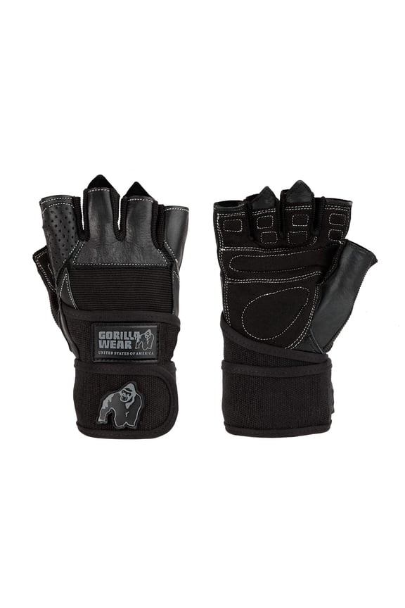 Dallas Wrist Wrap Gloves - Black