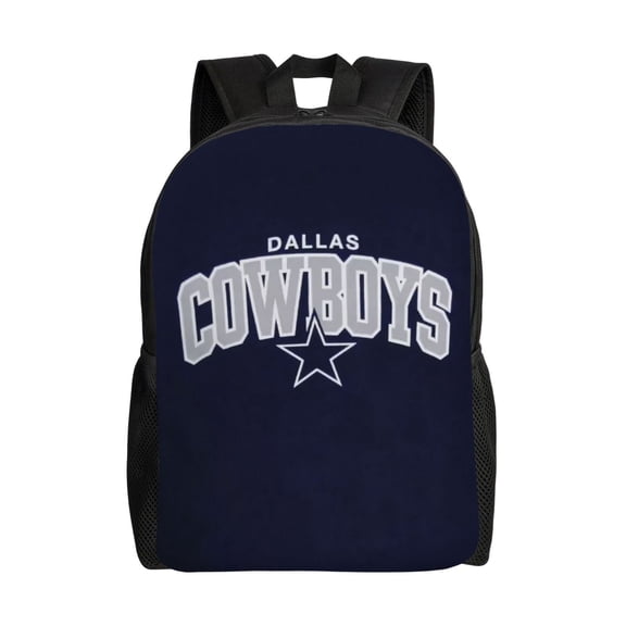 Dallas Youth Large Capacity Backpack Multifunctional Travel Backpack Waterproof Schoolbag Laptop Bag Men and Women Sports Backpack American Football Fan Gift