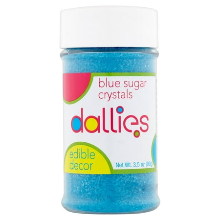Dallies Blue Sanding Sugar 3.5oz Jar