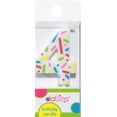 thumbnail image 1 of Dallies Colorful Number 4 Birthday Cake Candle Dessert Sprinkles & Decorations, 1 of 4