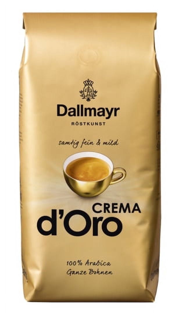 Dallmayr d'Oro do Brasil コーヒー 1000g 2袋 Dallmayr Crema D'Oro Whole Beans Coffee 2.2lb/1000g - Walmart.com
