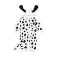 thumbnail image 1 of Dalmatian Costume Baby Boy Girl Halloween Outfits Long Sleeve Zip Up Hoodies Jumpsuit with Ears + Tail Fall Clothes Set, 1 of 7