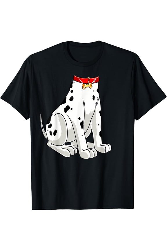 Dalmatian Costume Halloween Dog Print Men Women Kids Funny Creative Graphic T-Shirt