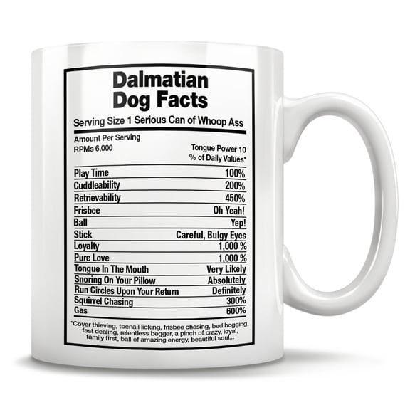 Dalmatian Dog Facts Dalmatian Mug Dalmatian Cup Dalmatian Gift Unique Dalmatian Mug Dalmat