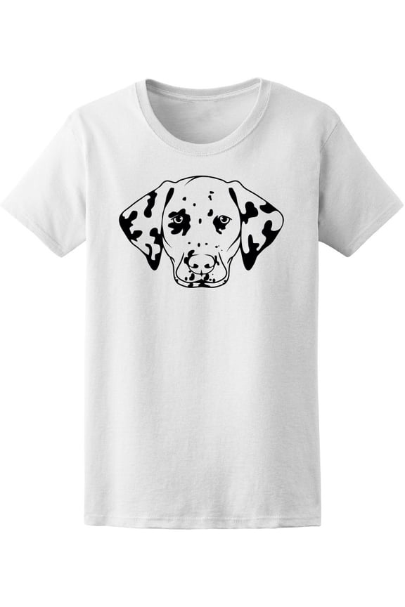 Dalmatian Dog Head T-Shirt Men -Image by Shutterstock, Male Large