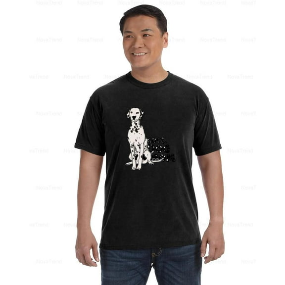 Dalmatian Dog Mom Comfort Coler T-Shirt with Cool Graphic Style, Unisex, up to size 4XL