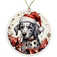 thumbnail image 1 of Dalmatian Dog Ornament - Pet Ornament for Christmas Tree - 3" Round Ceramic - Printed in USA - Puppy New Dog - Dog Mom - Dog Dad - Pet Owner - Xmas Decoration DOG080, 1 of 5