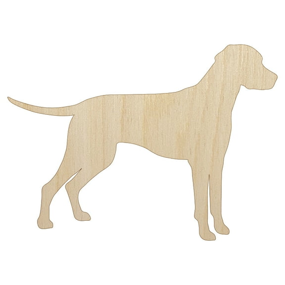 Dalmatian Dog Solid Wood Shape Unfinished Piece Cutout Craft DIY Projects - 6.25 Inch Size - 1/8 Inch Thick