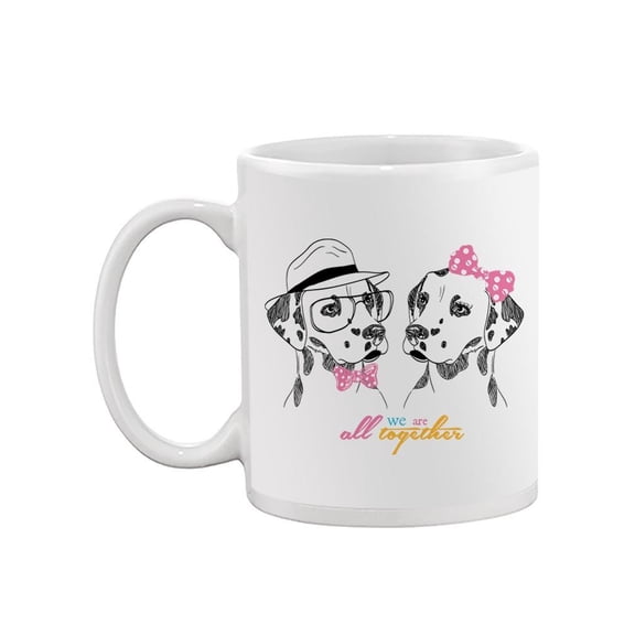 Dalmatian Dogs Together Mug -Image by Shutterstock,