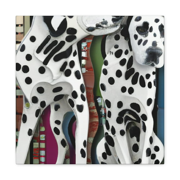 "Dalmatian Dreamscape" - Canvas