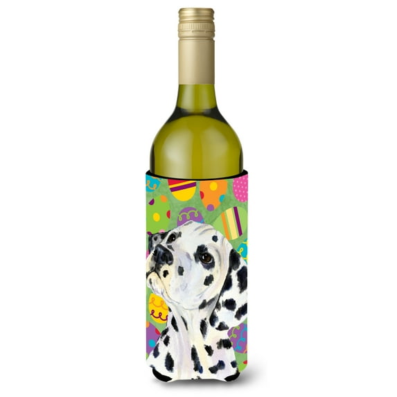 Dalmatian Easter Eggtravaganza Wine Bottle Hugger