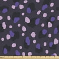 thumbnail image 1 of Dalmatian Fabric by the Yard, Multicolor Dots Circular Repetitive Simplistic Abstract Illustration, Decorative Upholstery Fabric for Sofas Home Accents, 10 Yards, Blue Violet Pale Pink by Ambesonne, 1 of 5