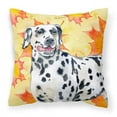 thumbnail image 1 of Dalmatian Fall Fabric Decorative Pillow, 1 of 1