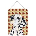 thumbnail image 1 of Dalmatian Fall Leaves Portrait Wall or Door Hanging Prints, 1 of 2
