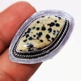 thumbnail image 1 of Dalmatian Gemstone Handmade Fashion Antique Design Ring Jewelry 7.50" SA 48, 1 of 2