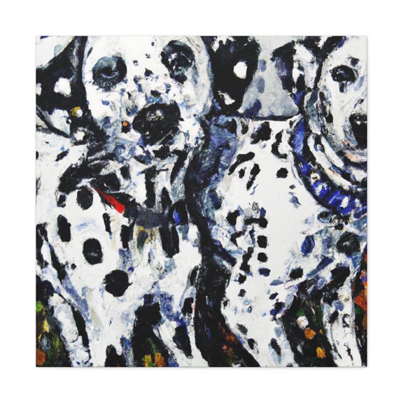 Dalmatian Impressionism Scene - Canvas