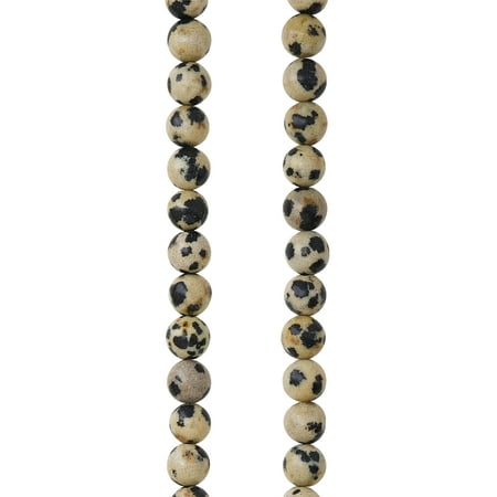 Dalmatian Jasper Round Beads - 6mm by Bead Landing