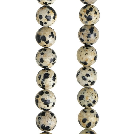 Dalmatian Jasper Round Beads - 8mm by Bead Landing