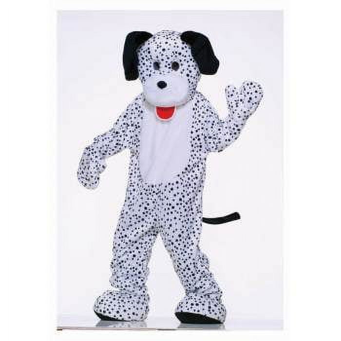 Mens 42-44 Deluxe Spotted Dalmatian Dog Puppy Parade School Plush Mascot Costume