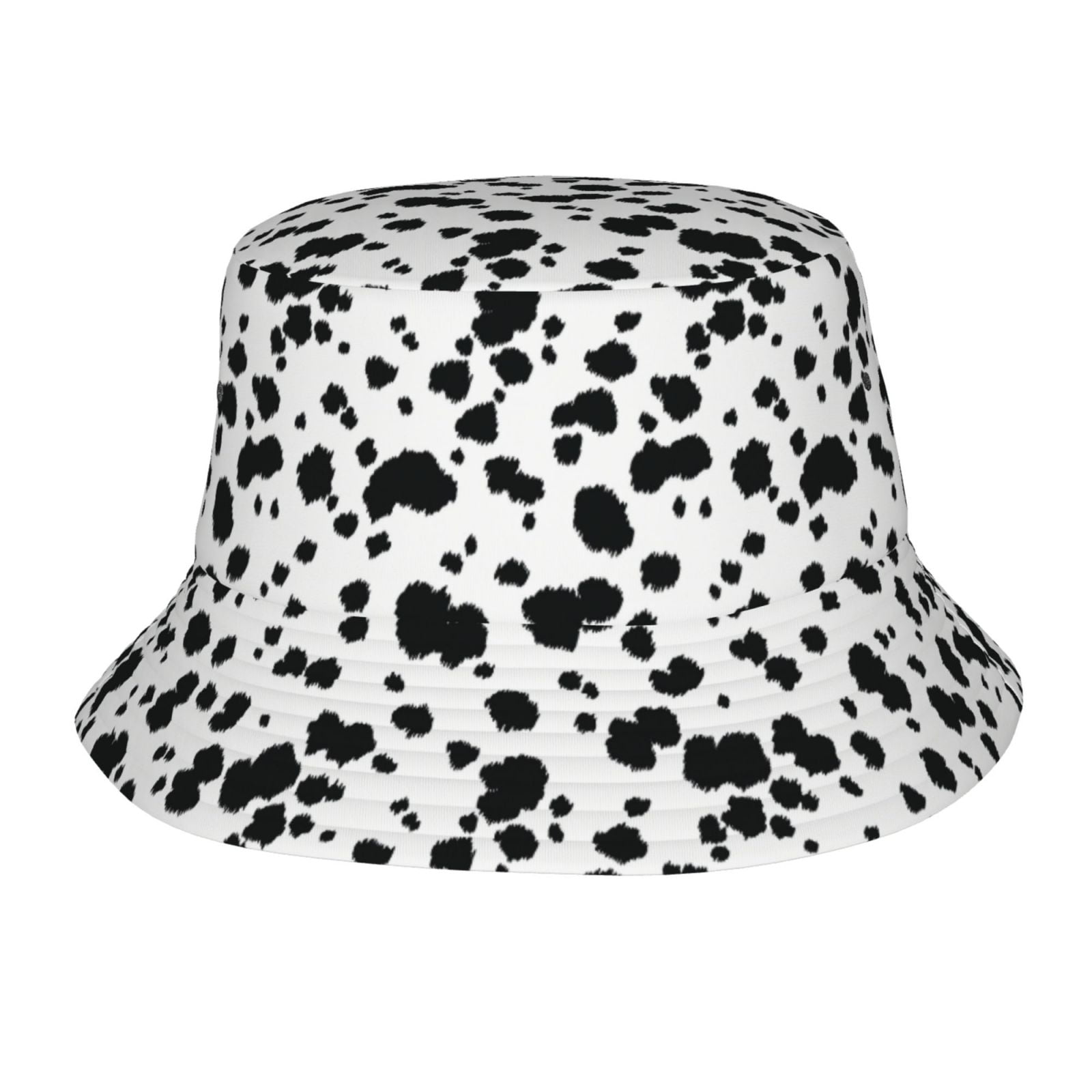 Dalmatian Print Pattern Bucket Hats for Men Women Beach Sun Hat Outdoor ...