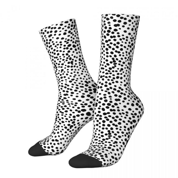 Dalmatian Socks Animal Prints Fashion Stockings Women Men Breathable Climbing Socks Autumn