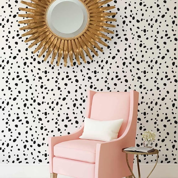 Dalmatian Spots Wall Stencil