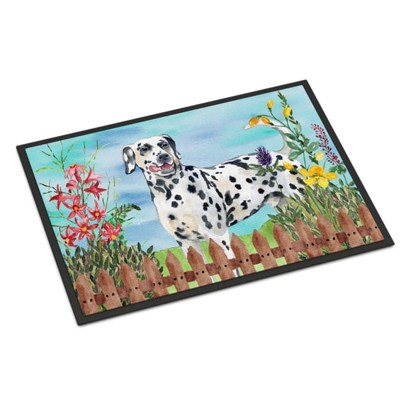 Dalmatian Spring Indoor or Outdoor Mat 18x27 CK1215MAT