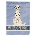 thumbnail image 1 of Dalmatian Welcome Flag Canvas House Size, 1 of 1