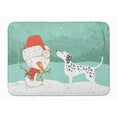 thumbnail image 1 of Dalmatian and Snowman Christmas Machine Washable Memory Foam Mat, 1 of 4