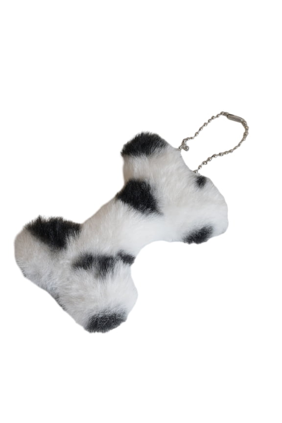 Dalmatians Bone Keychain Pendant Cute Dog Bone Lanyard Charm Decorations Car Key Chain Bag Keyring Ornament