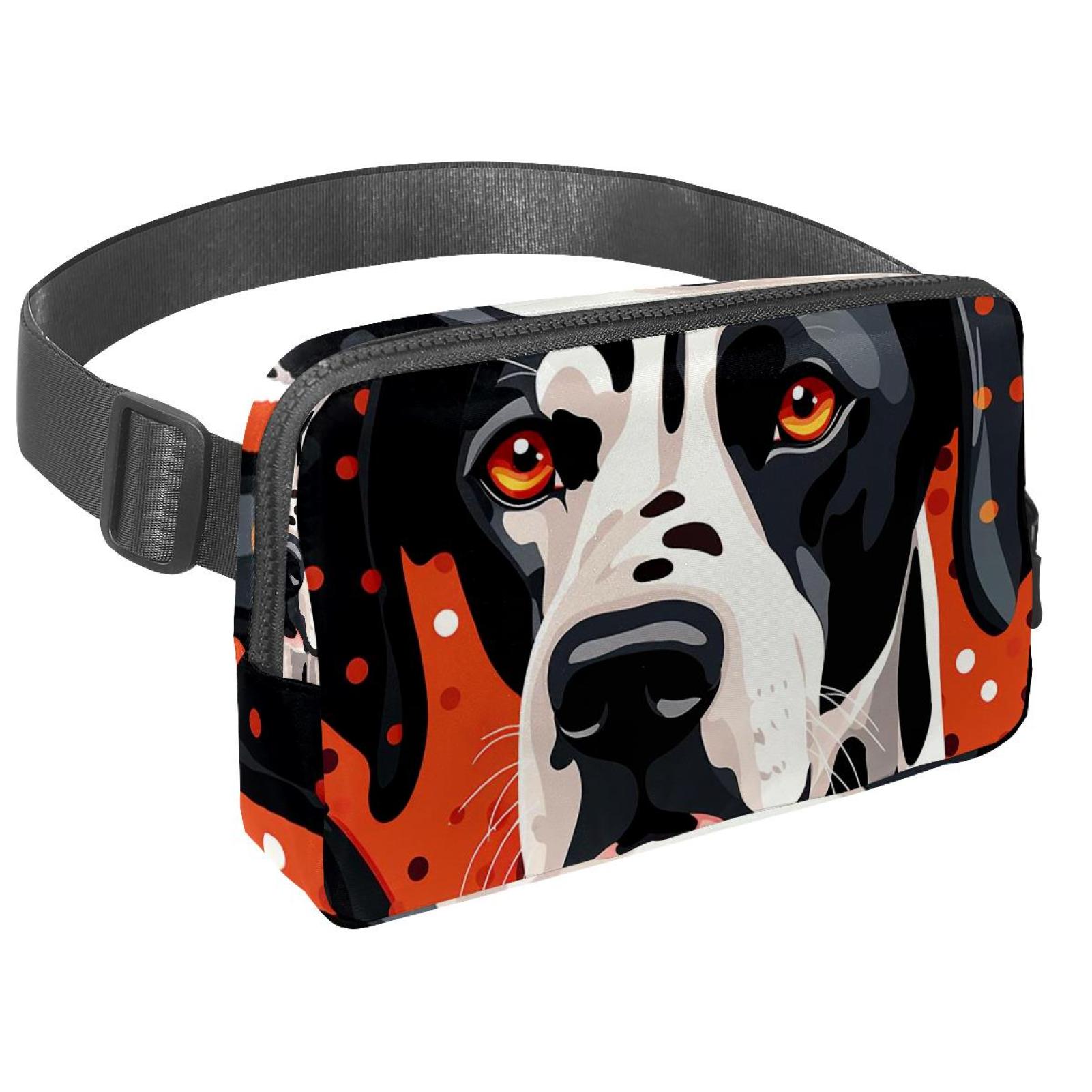 Dalmatians Crossbody Bag Waist Pack Waist Bag Lightweight Adjustable with Extension Strap Unisex Fanny Pack