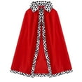 thumbnail image 1 of Dalmatians Cruella De Vil  Cape Red Costume Kids, 1 of 7