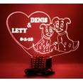 thumbnail image 1 of Dalmatians in Heart Light Up Lamp LED Personalized Couple Love Dogs Night Light Engraved Table Lamp, Our Newest Feature - It's Wow, with Remote, 16 Color Options, Dimmer, Free Engraved, Great Gift, 1 of 11