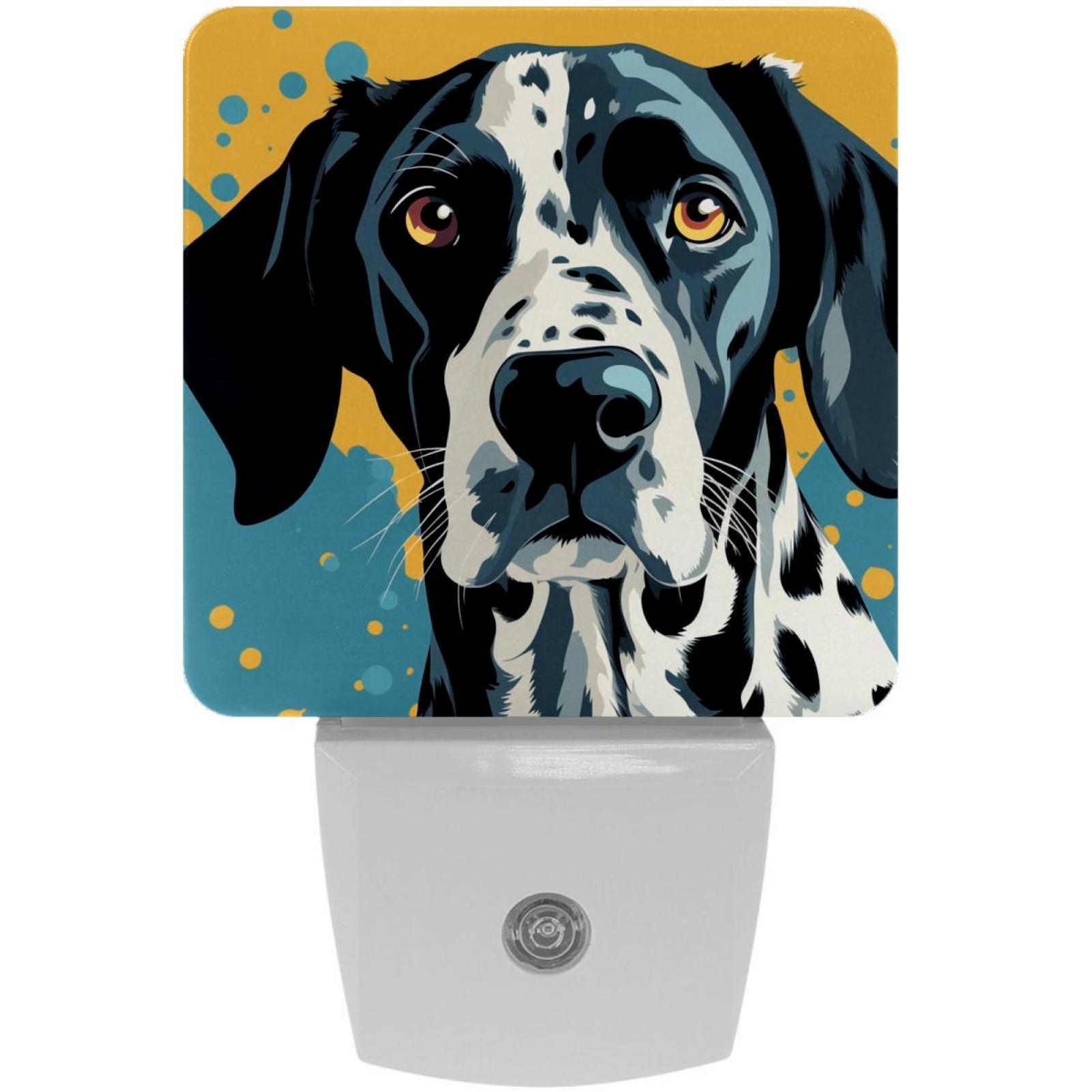 Dalmatians LED Square Night Lights Bright and Compact Bedroom or