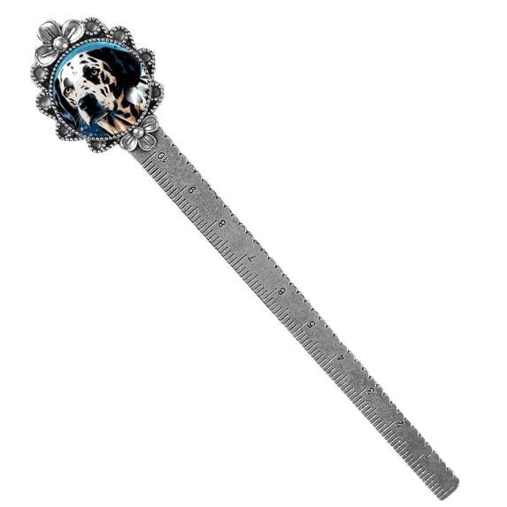 Dalmatians Vintage Silver Lace-Edged Bookmark: the Gift for Readers and Book Lovers