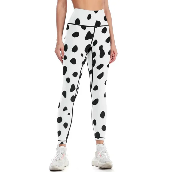 Dalmation Dog Print (spotted pattern) Leggings sportswear woman gym 2025 sport pants workout clothes for Womens Leggings