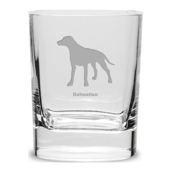 Dalmation Luigi Bormioli 11.75 oz Square Round Double Old Fashion Glass