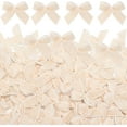 thumbnail image 1 of Dalrosia 120PCS Mini Christmas Velvet Bows for Crafts Xmas Twist Tie Bows Ribbon Bowknot Christmas DIY Craft Sewing Scrapbooking Gift Wrapping, 1 of 5