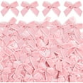 thumbnail image 1 of Dalrosia 120PCS Mini Christmas Velvet Bows for Crafts Xmas Twist Tie Bows Ribbon Bowknot Christmas DIY Craft Sewing Scrapbooking Gift Wrapping, 1 of 7