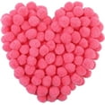 thumbnail image 1 of Dalrosia 150PCS Pom Poms, Fuzzy Pompom Puff Balls, 1 Inch Craft Pom Poms Balls for DIY, Arts, Crafts Projects, Birthday Decorations, 1 of 5