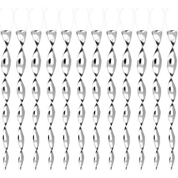 Dalrosia 24PCS Bird Repellent Reflective Scare Rods - Ornamental Spinner Deterrent Control Device - Keeps Woodpeckers and Birds Away