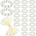 thumbnail image 1 of Dalrosia 24PCS Pearl Napkin Rings, Luxurious Napkin Rings for Decorating Table Napkins, Elegant Napkins Ring Holders for Dinner, Wedding, Party Table Decoration, Thanksgiving & Christmas, 1 of 6