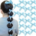 thumbnail image 1 of Dalrosia 30pcs Mini Hair Bows Small Bow Hair Clips Cute Bowknot Silk Ribbons for Girls Sweet Bows for Hair Non Slip Hair Barrettes Bowknot Hair Clips Accessories for Women and Girls, 1 of 3